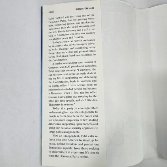 For Love of Country: Leave the Democrat Party Behind By Tulsi Gabbard 2024 - Picture 3 of 4